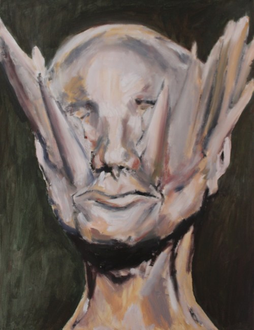 Apparent Shaman, 2014, Oil on canvas, 23-3/4"x31-1/4"