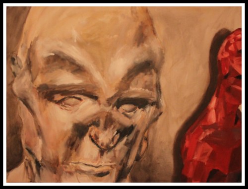 Proxies, 2014, Oil on canvas, 31.5" x 23.5"